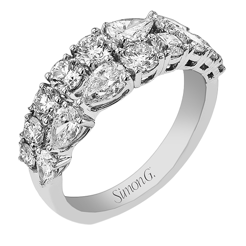 18K White Gold Simon G.  Diamond Ring