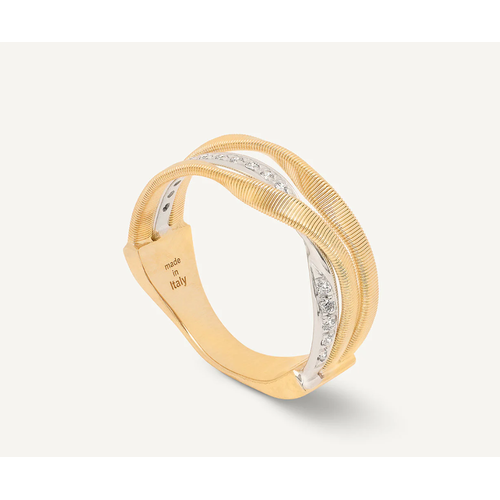 18K White Gold and 18K Yellow Gold Marco Bicego  Diamond Ring