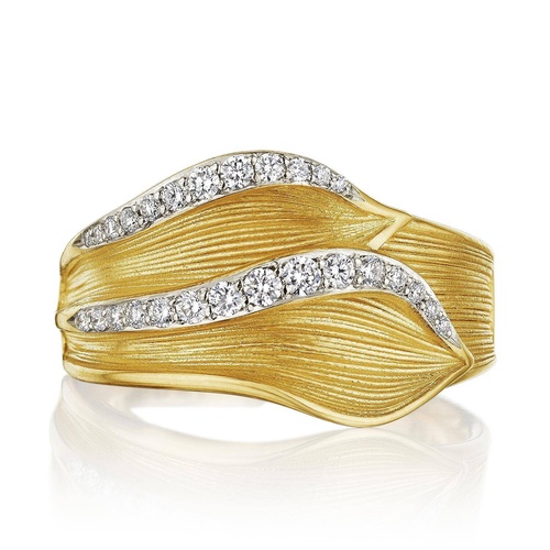 18K Yellow Gold Tacori  Diamond Ring