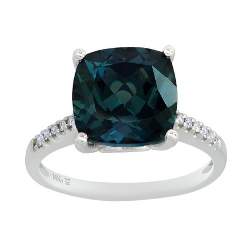 14K Yellow Gold Legend  Lab-Grown Alexandrite Ring