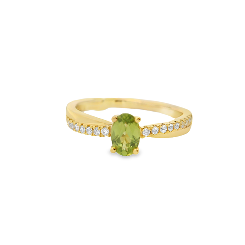 14K Yellow Gold Legend  Diamond Ring