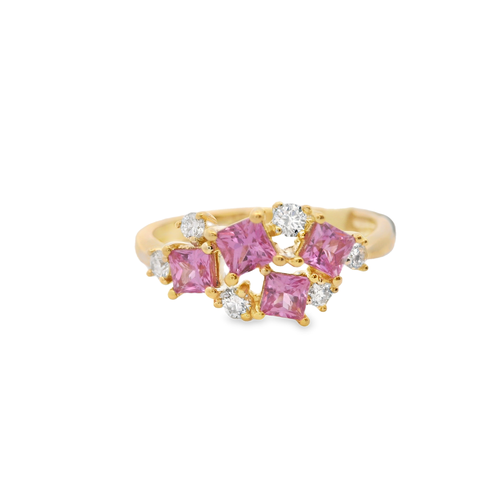 14K Yellow Gold Legend  Diamond Ring