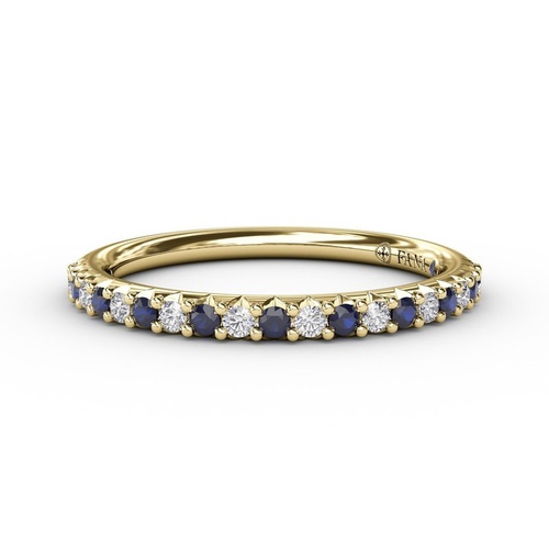 14K Yellow Gold Fana  Sapphire Ring