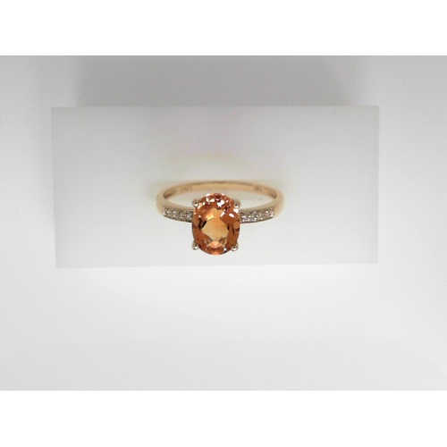 14K Yellow Gold Lali Jewels  Citrine Ring