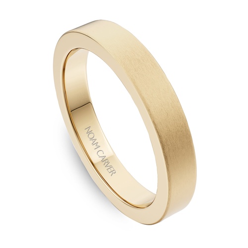 Noam Carver Wedding Band STC51-3YM-FR