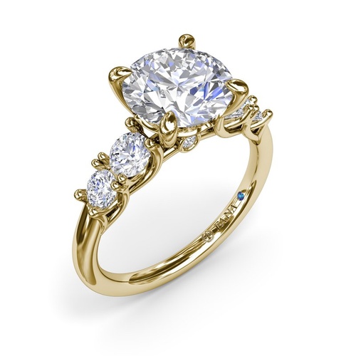 Fana Engagement Ring S4081-14KYGWG-6H