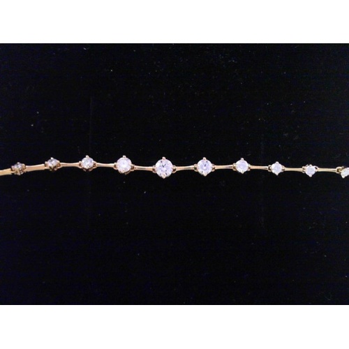 18K Yellow Gold Hearts on Fire  Diamond Bracelet