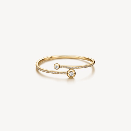 18K Yellow Gold Hearts on Fire  Diamond Bracelet