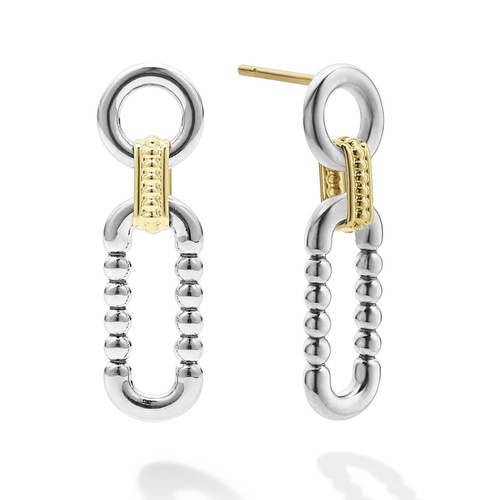 Sterling Silver (925), 18K White Gold, and 18K Yellow Gold Lagos   Earring