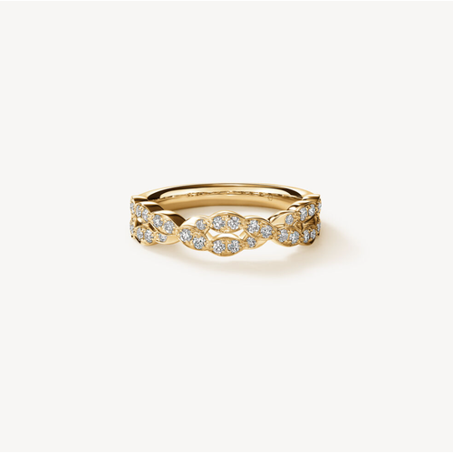 18K Yellow Gold Hearts on Fire  Diamond Ring