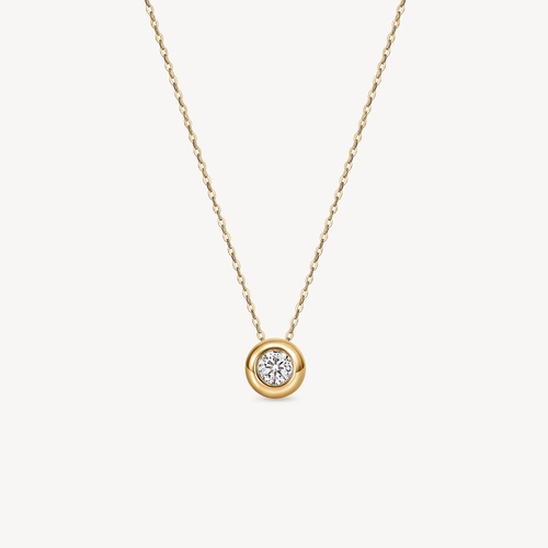 18K Yellow Gold Hearts on Fire  Diamond Necklace