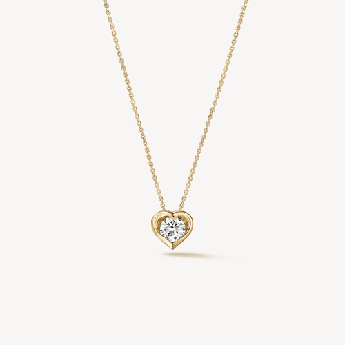 18K Yellow Gold Hearts on Fire  Diamond Necklace