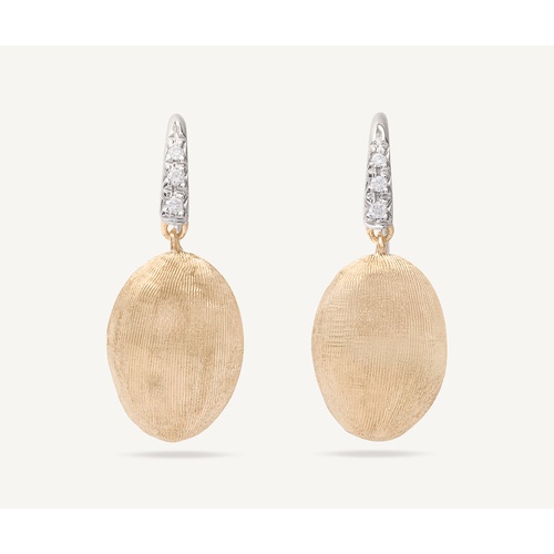 18K White Gold and 18K Yellow Gold Marco Bicego  Diamond Earring