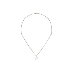 Gucci Sterling Silver Interlocking G 17.5'' Necklace