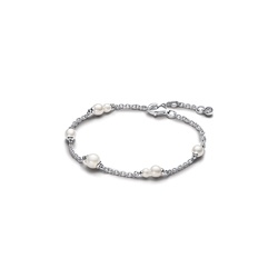 PANDORA Moments Snake Chain Bracelet ブレスレット 590728-16 Smooth Sterling Silver Clasp Bracelet | Sterling silver