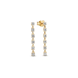 Pandora Square Sparkle Halo Stud Earrings 280591CZ