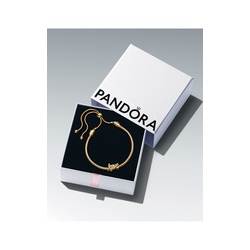 PANDORA Moments Snake Chain Bracelet ブレスレット 590728-16 Pandora Moments Snake Chain Bracelet Round Clasp