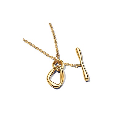 Pandora Organically Shaped Circles T-bar Necklace 363255C00-50
