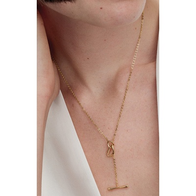 Pandora Organically Shaped Circles T-bar Necklace 363255C00-50