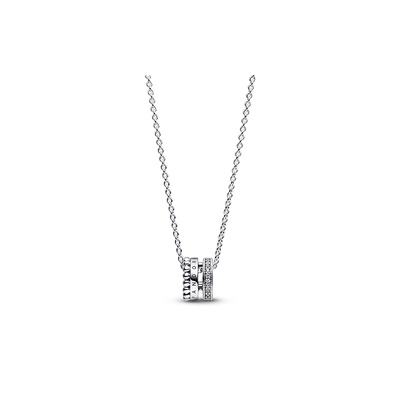 Zirconia Necklace Geometric Shapes Necklace Pandora Pandora
