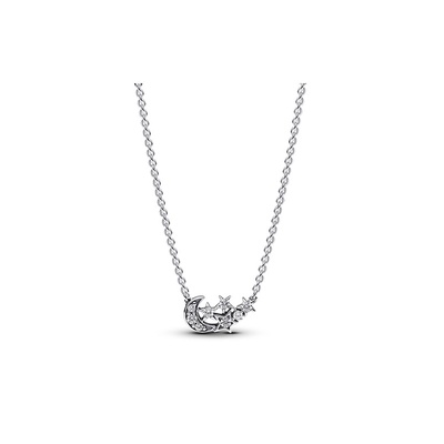 Pandora Sparkling Moon & Star Collier Necklace 392991C01-45