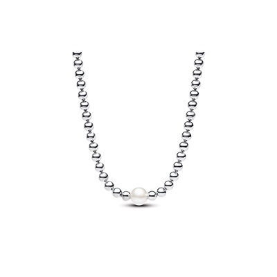 Pandora Treated Freshwater Cultured Pearl & Beads Collier Necklace