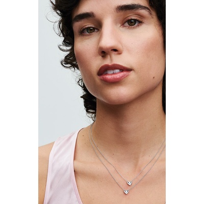 Pandora Forever & Always Splittable Heart Collier Necklaces