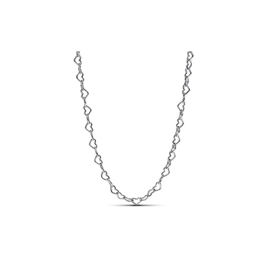 Pandora Linked Hearts Collier Necklace 393334C00-45