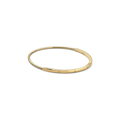パンドラ　Pandora Signature I-D Bangle Pandora Signature I-D Pavé Bangle | Sterling silver | Pandora US