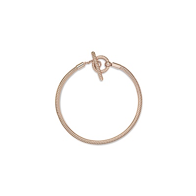 Pandora Moments T-Bar Snake Chain Bracelet 589087C00-17 - FINAL SALE