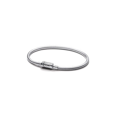Pandora Moments Sliding Magnetic Clasp Snake Chain Bracelet