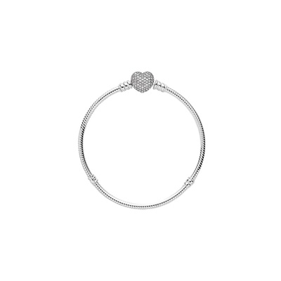 PANDORAパンドラSparkling HeartTennisBracelet Amazon.com: PANDORA Red Sparkling Heart Tennis Bracelet