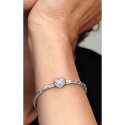 PANDORAパンドラSparkling HeartTennisBracelet Sparkling Heart Tennis Bracelet | Sterling silver | Pandora US