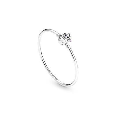 Pandora Moments Disney Stitch Biting Clasp Bangle 591683C01-17