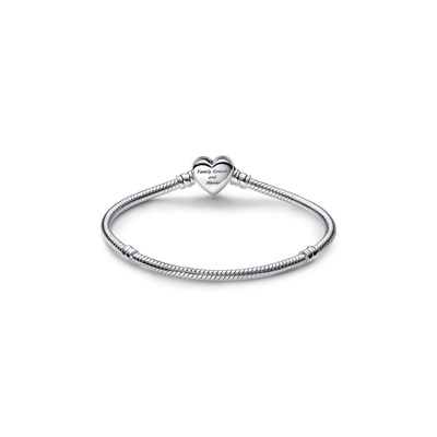 Pandora Moments Sparkling Infinity Heart Clasp Snake Chain