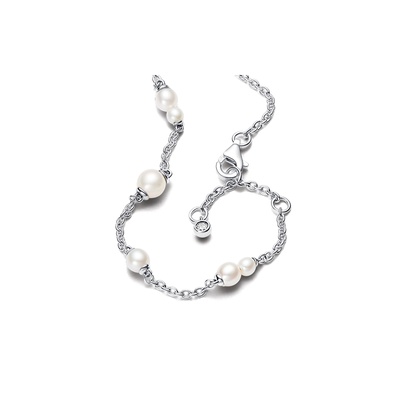 Pandora Treated Freshwater Cultured Pearl Station Chain