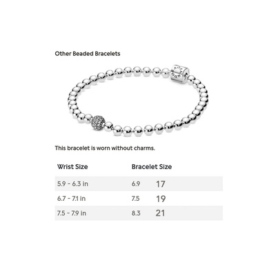 Pandora Beads & Pavé Bracelet 598342CZ-17 Pandora Beads & Pavé Bracelet 598342CZ-17