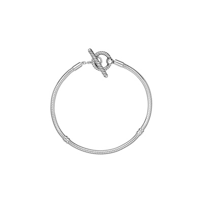 Pandora Moments T-Bar Snake Chain Bracelet 599082C00-16