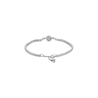 Sparkling Halo Tennis Bracelet 599416C01-20