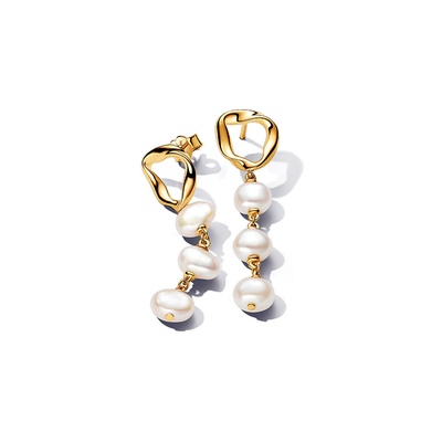 Pandora Organically Shaped Circle & Baroque Treated