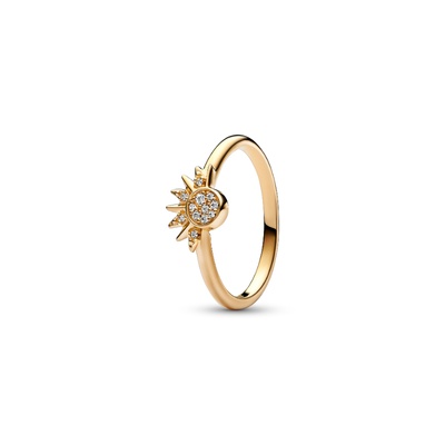 Pandora Celestial Sparkling Sun Ring 162674C01-48
