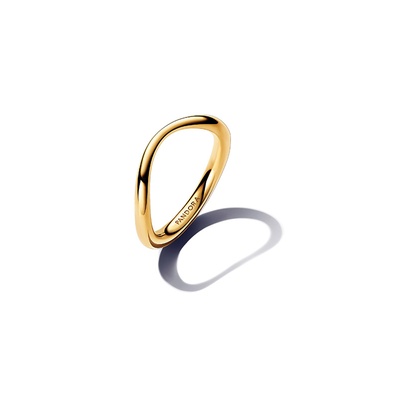 Pandora Organically Shaped Band Ring 163314C00-54