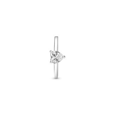 Pandora Sparkling Heart Solitaire Ring 191165C01-54