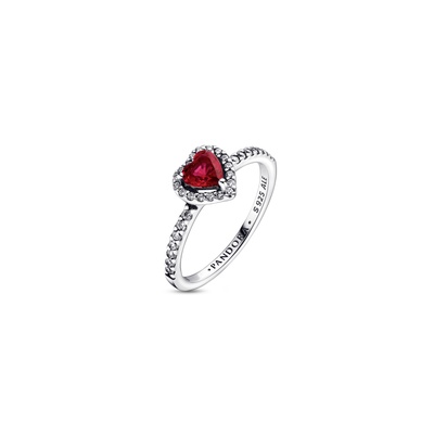 Pandora Elevated Red Heart Ring 198421C02-48