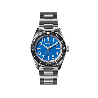 Shinola The Duck 42mm Blue Dial Mens Watch S0120218978