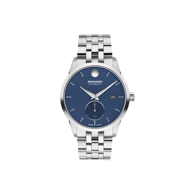 Movado Museum Taga Blue Dial Automatic Watch 0608075