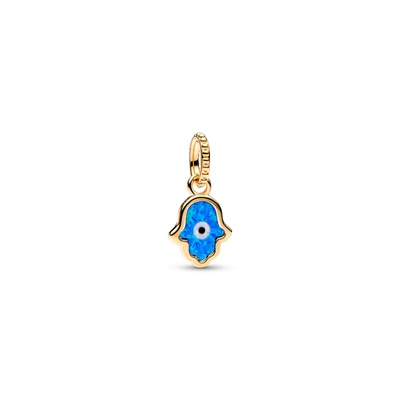 Pandora Opalescent Blue Hamsa Hand Dangle Charm 762699C01