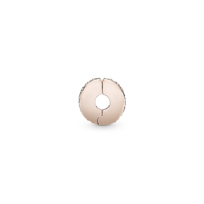 Clear Pavé Clip Charm PANDORA ローズゴールド Amazon.com: Pandora Clear Pavé Clip Charm Bracelet Charm