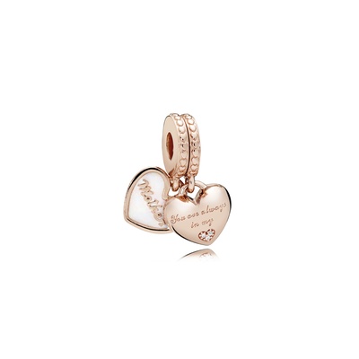 Pandora You're Always in My Heart Split Dangle Charm 782072EN23
