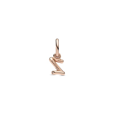 Pandora Letter z Script Alphabet Dangle Charm 782457C01